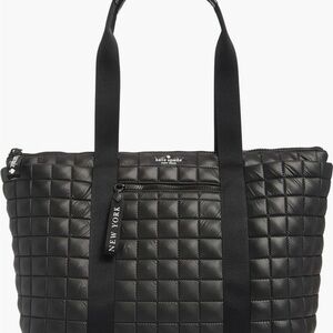 Kate Spade Black Camden Quilted Tote